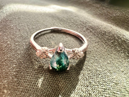 Moss Agate Ring