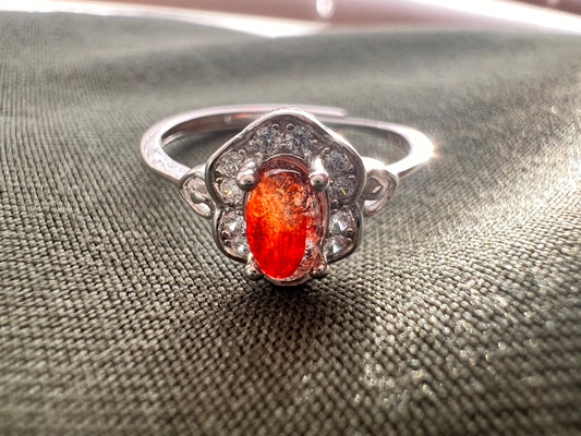 Fire Quartz Ring