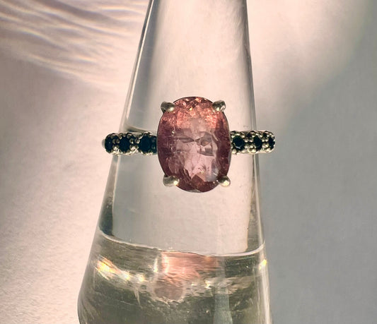 Vintage Strawberry Quartz Ring